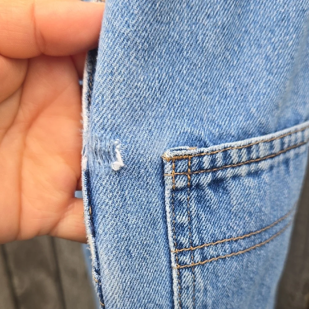 Old Navy Vintage Classic Light Blue Denim Overalls